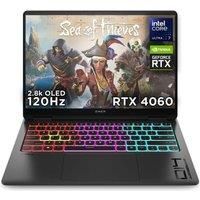 HP OMEN Transcend 14-fb0005na 14" Refurbished Gaming Laptop - IntelCore? Ultra 7, RTX 4060, 1 TB SSD (Very Good Condition), Black