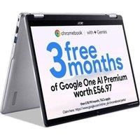 ACER Spin 314 14" 2 in 1 Refurbished Chromebook - IntelCore£ i3, 128 GB eMMC, Silver (Excellent Condition), Silver/Grey