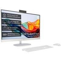 HP Pavilion 27-cr0032na 27" Refurbished All-in-One PC - AMD Ryzen 7, 1 TB SSD, White (Very Good Condition), White
