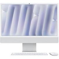 APPLE Refurbished iMac 4.5K 24" (2024) - M4, 512 GB SSD, Silver (Excellent Condition), Silver/Grey