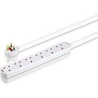 LOGIK L6WAY2M18 6Socket Extension Lead  2 m  Currys