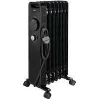LOGIK L15OFR20 Portable Oilfilled Radiator  Black