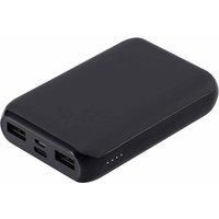 GOJI 10000 mAh Portable Power Bank - Black, Black