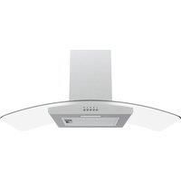 LOGIK L90CHDG21 Chimney Cooker Hood - Stainless Steel & Glass - Currys