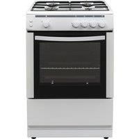 ESSENTIALS CFSG60W18 60 cm Gas Cooker  White  Currys