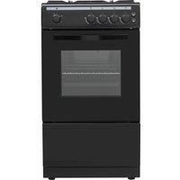 ESSENTIALS CFSGBK22 50 cm Gas Cooker - Black, Black