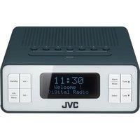 JVC RA-D32H DAB£ Clock Radio - Grey, Silver/Grey