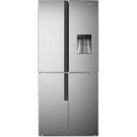 KENWOOD KSBS4DX23 Slim American-Style Fridge Freezer - Inox, Silver/Grey