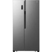 LOGIK LSBSX23 American-Style Fridge Freezer - Inox, Silver/Grey