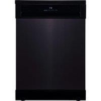 KENWOOD KDW16T23 Full-size Dishwasher - Black Inox, Black