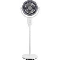 LOGIK L45PFW24 7" Pedestal Fan - White & Grey, White,Silver/Grey