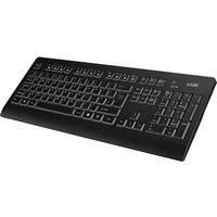 LOGIK LKBWL23 Wireless Keyboard - Black, Black