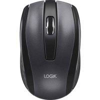 LOGIK  L15BUN20 Wireless Optical Mouse - Grey & Black.