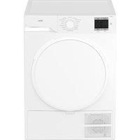 LOGIK LHP8W25 8 kg Heat Pump Tumble Dryer - White, White