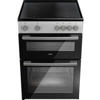 LOGIK LDOC60S25 60 cm Electric Cooker - Silver, Silver/Grey