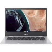 ASUS CX1 14" Refurbished Chromebook - IntelCeleron, 64 GB eMMC, Silver (Very Good Condition), Silver/Grey