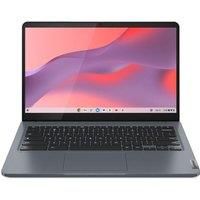 LENOVO IdeaPad Slim 3 14" Refurbished Chromebook - IntelCore£ i3, 128 GB eMMC, Storm Grey (Excellent Condition), Silver/Grey