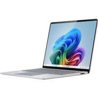 MICROSOFT 13.8" Surface Refurbished Laptop, Copilot PC - Snapdragon X Plus, 256 GB SSD, Platinum (Very Good Condition), White