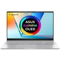 ASUS Vivobook S 15" Refurbished Laptop, Copilot PC - Snapdragon X Plus, 512 GB SSD, Silver (Very Good Condition), Silver/Grey
