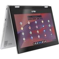 ASUS CX1 11.6" 2 in 1 Refurbished Chromebook - IntelCeleron, 64 GB eMMC, Silver (Very Good Condition), Silver/Grey