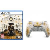 SONY PS5 DualSense Wireless Controller (Ghost of Yotei Gold Limited Edition) & Ghost of Yotei PS5 Game Bundle