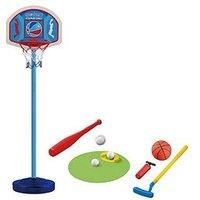 Solex Solex 3 In 1 Combo Basketball, Baseball & Golf Set