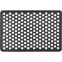 JVL Honeycomb Outdoor Rubber Ring Entrance Floor Door Mat 40 x 60 cm