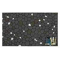 JVL Canyon Scraper Rubber Doormat 45x75cm