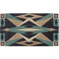 JVL Solemate Hand Carved Mat 57x100 - Multi