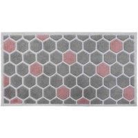 JVL 57x100cm Solemate Hand Carved Honeycomb Door Mat
