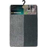 JVL Chelsea Barrier Scraper Door Mat, Grey, 60 x 90 cm, Large