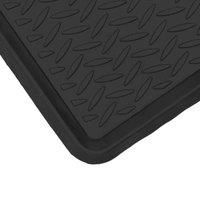 JVL Opus Moulded Rubber Boot Tray Mat, 41x81cm, Black , Pack of 1