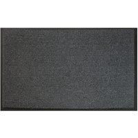 JVL Heavy Duty Commodore Backed Barrier Door Floor Mat Grey/Black 120 x 170 cm