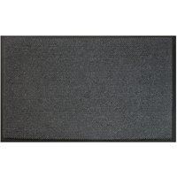JVL Heavy Duty Commodore Backed Barrier Door Floor Mat Grey/Black 120 x 170 cm