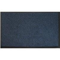 JVL Heavy Duty Commodore Backed Barrier Door Floor Mat Blue/Black 120 x 170 cm