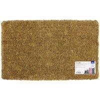JVL Ryburn Plain Natural Coir Entrance Well Door Mat