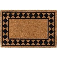 JVL Eco-Friendly Latex Backed Natural Coir Entrance Doormat, 40x60cm