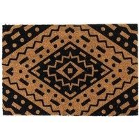 JVL Eco-Friendly Latex Backed Natural Coir Entrance Doormat, 40x60cm