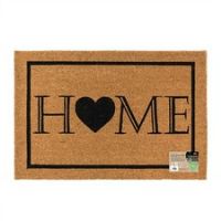 JVL Eco-Friendly Latex Backed Coir Entrance Doormat, 60x90cm -Heart Home Welcome