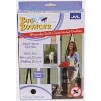 Quest Bug Bouncer Door Insect Screen, Black