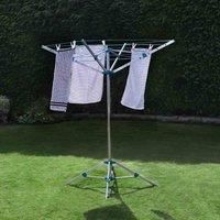 JVL Portable 4 Arm Rotary Airer 16M