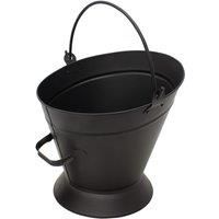 JVL Cheviot Waterloo Black Iron Fireside Fire Coal Log Bucket