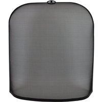 JVL Black Cairngorn Spark guard, fire guard, fire screen, fire surround