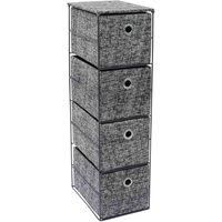 Jvl Urban Paper 4 Drawer Storage Unit