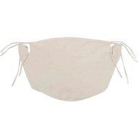 JVL Log Basket Cotton Lining, Medium, Cream