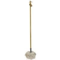 JVL Retro Natural Bamboo Pure Cotton String Floor Mop