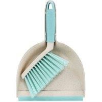 JVL Pro Clean Anti-Bacteria Mini Dustpan and Brush Set, Blue, One Size