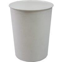 JVL Quality Vibrance Lightweight Waste Paper Basket Bin Plastic, White