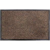 JVL Admiral Machine Washable Microfibre Barrier Door Floor Mat, 50x80cm/ 60x90cm