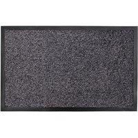 JVL Admiral Machine Washable Microfibre Barrier Door Floor Mat, 50x80cm/ 60x90cm